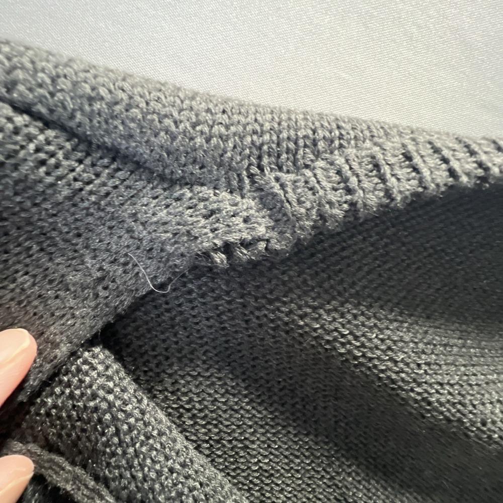 Cupshe One More Drawstring Sweater Dress Dark gray Size M BNWT 1 Flaw See Pics‎ - Picture 9 of 13